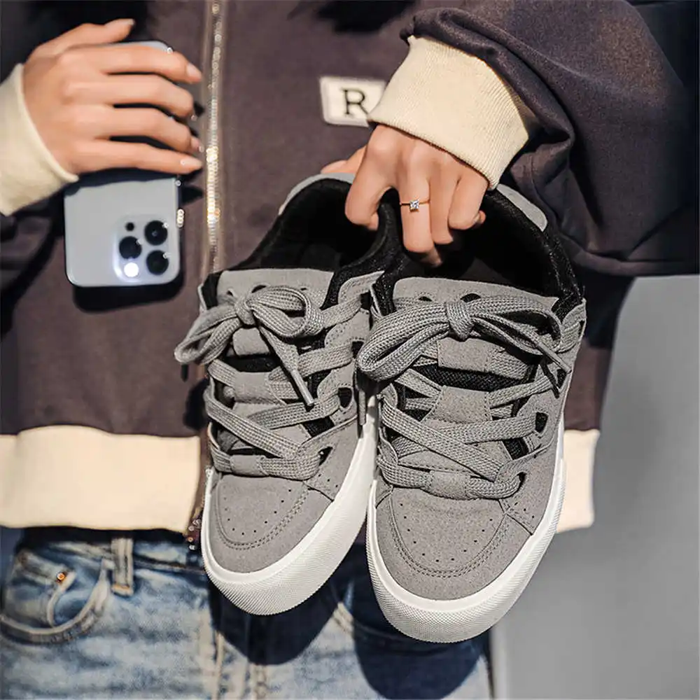 Vintage Fashion Brand Names - With Lacing Hiphop Women's School Shoes