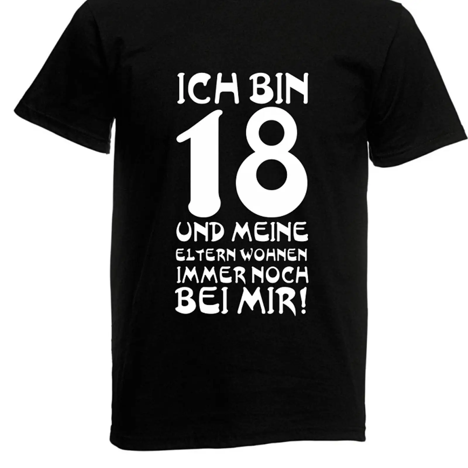 Vintage Fashion Herren - Herren T Shirt Ich bin 18