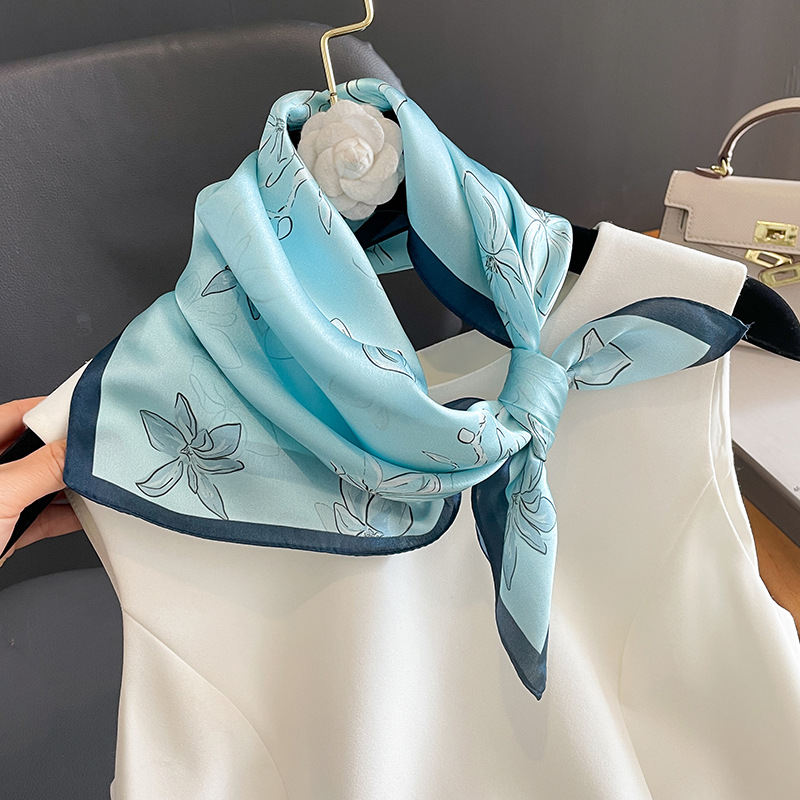 53x53cm Small Square 100% Real - Vintage Fashion Hijab review and price