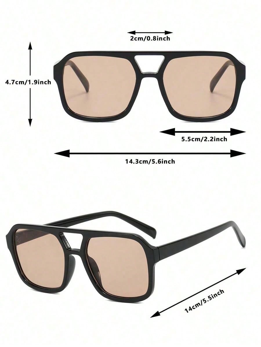 Geometric Frame Fashion Glasse - Vintage Fashion Looks review and price