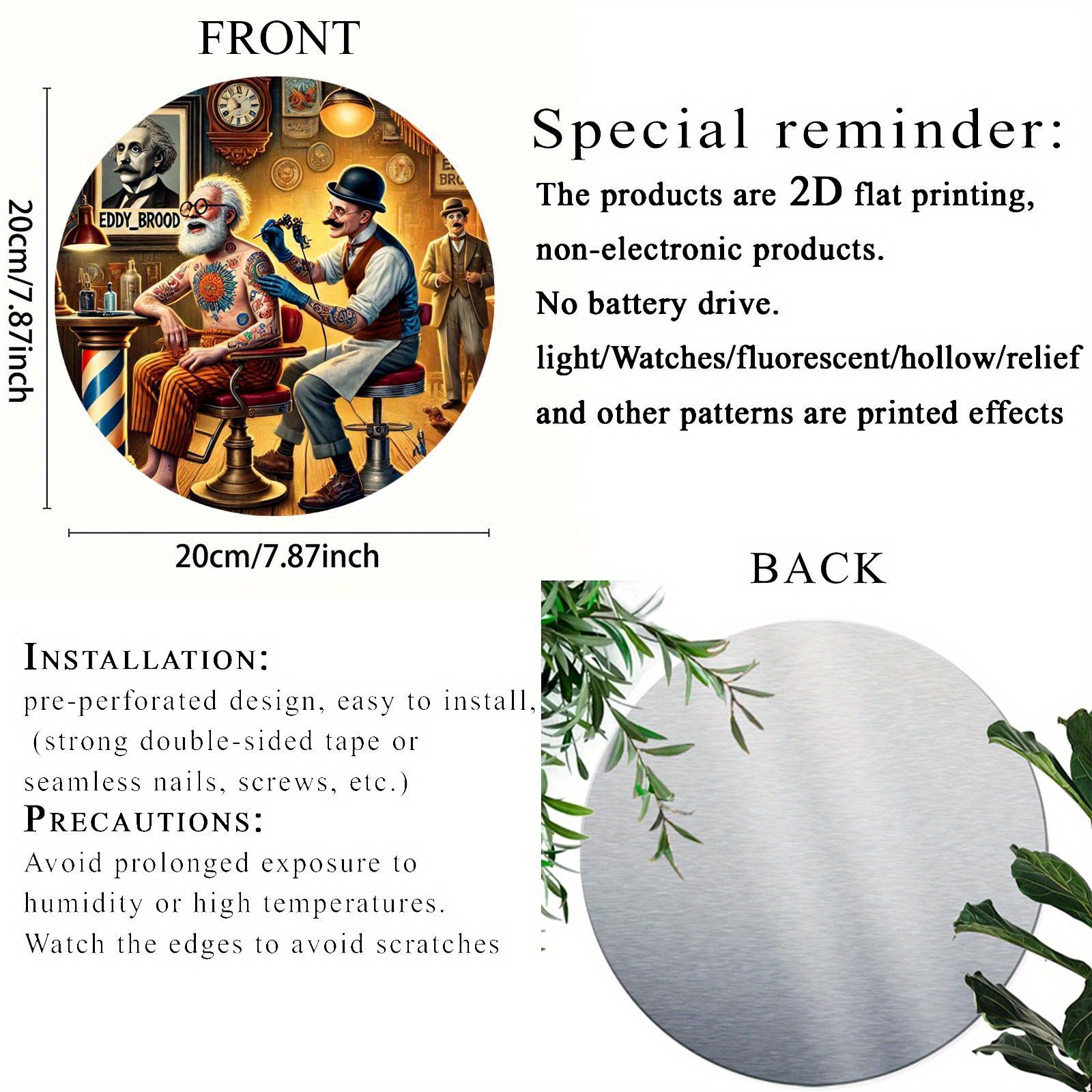 Vintage Tattoo Barber Shop Ill - Vintage Fashion Illustrations review and price