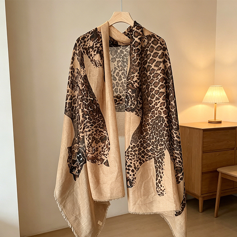 Vintage Leopard Print Hijab an - Vintage Fashion Hijab review and price
