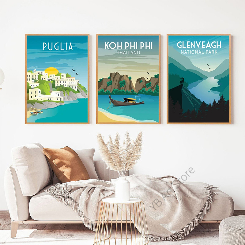 Monaco Mauritius Dubai Beach T - Vintage Fashion Illustrations review and price