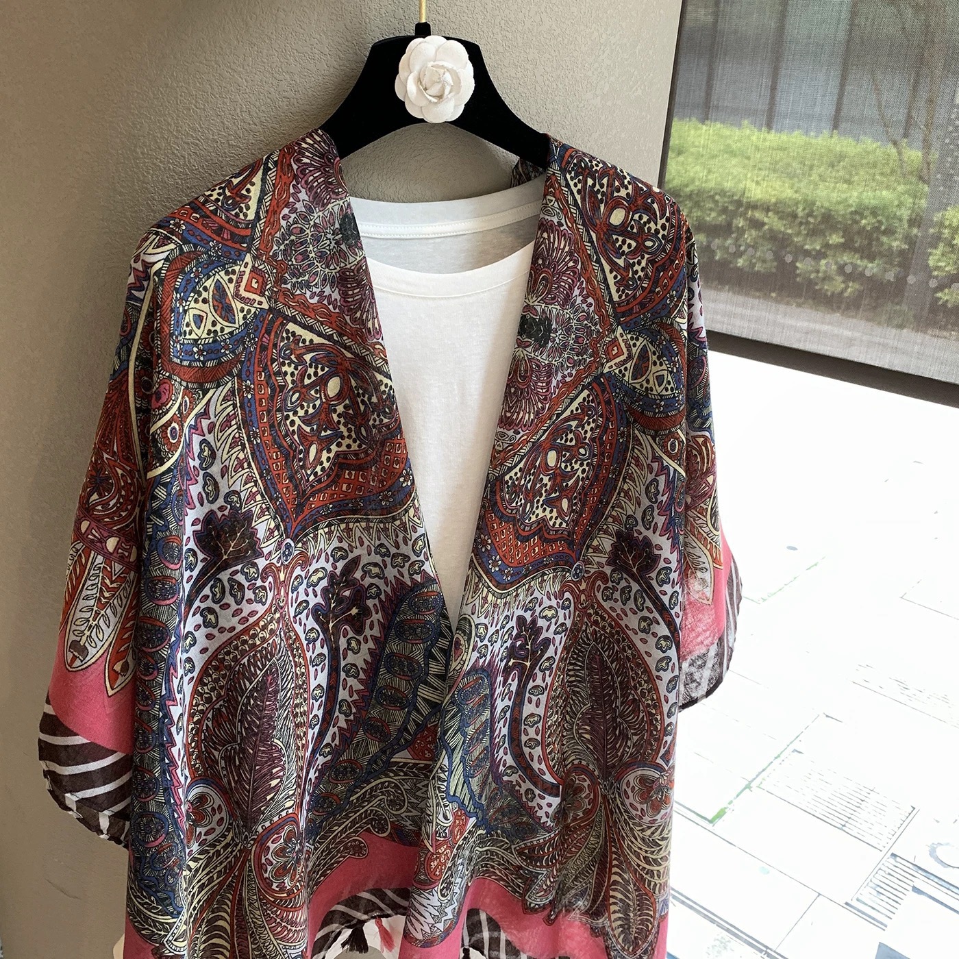 Bohemia Vintage Floral Tassel  - Vintage Fashion Hijab review and price