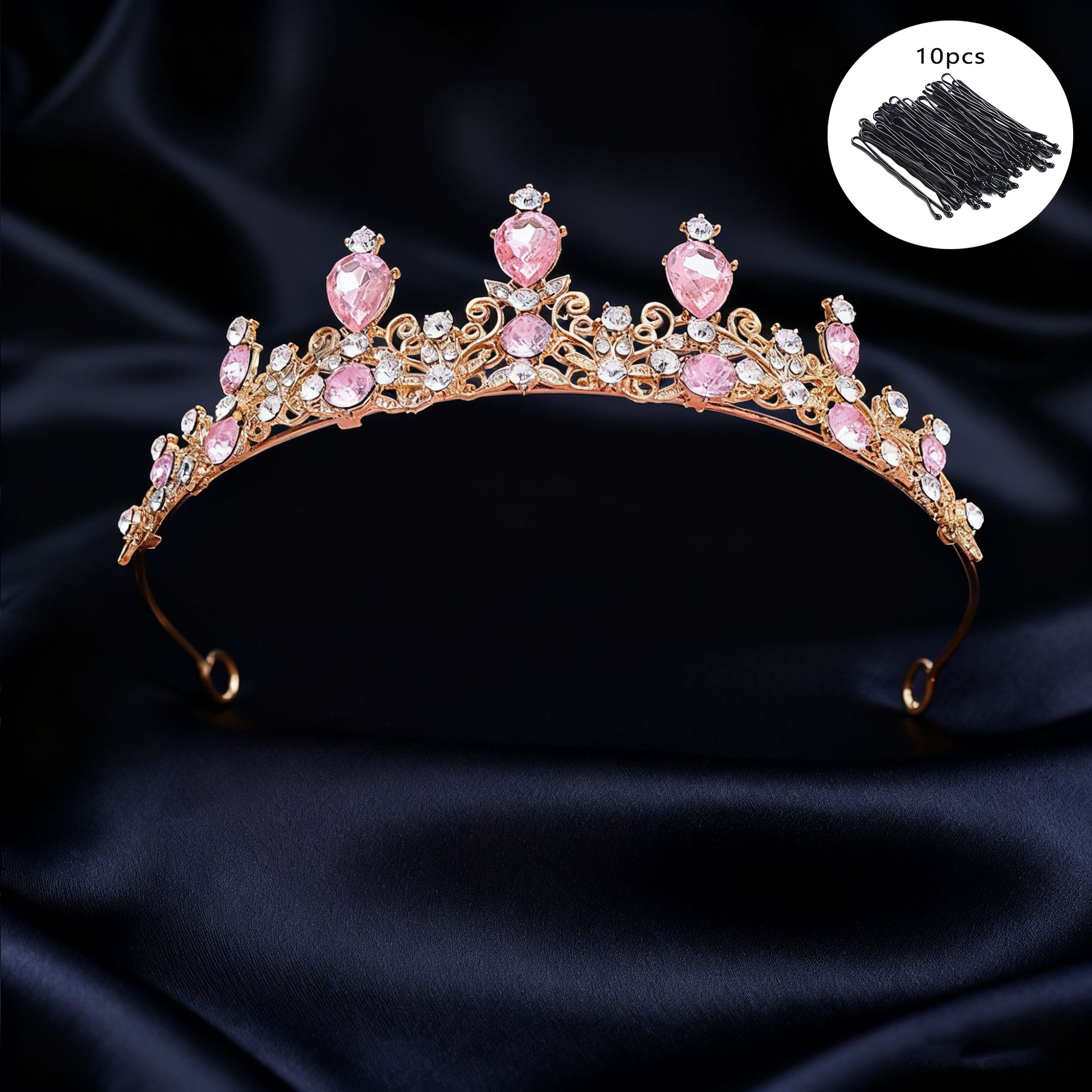 Bridal Tiara Vintage Scroll Rh - Vintage Fashion Queen review and price