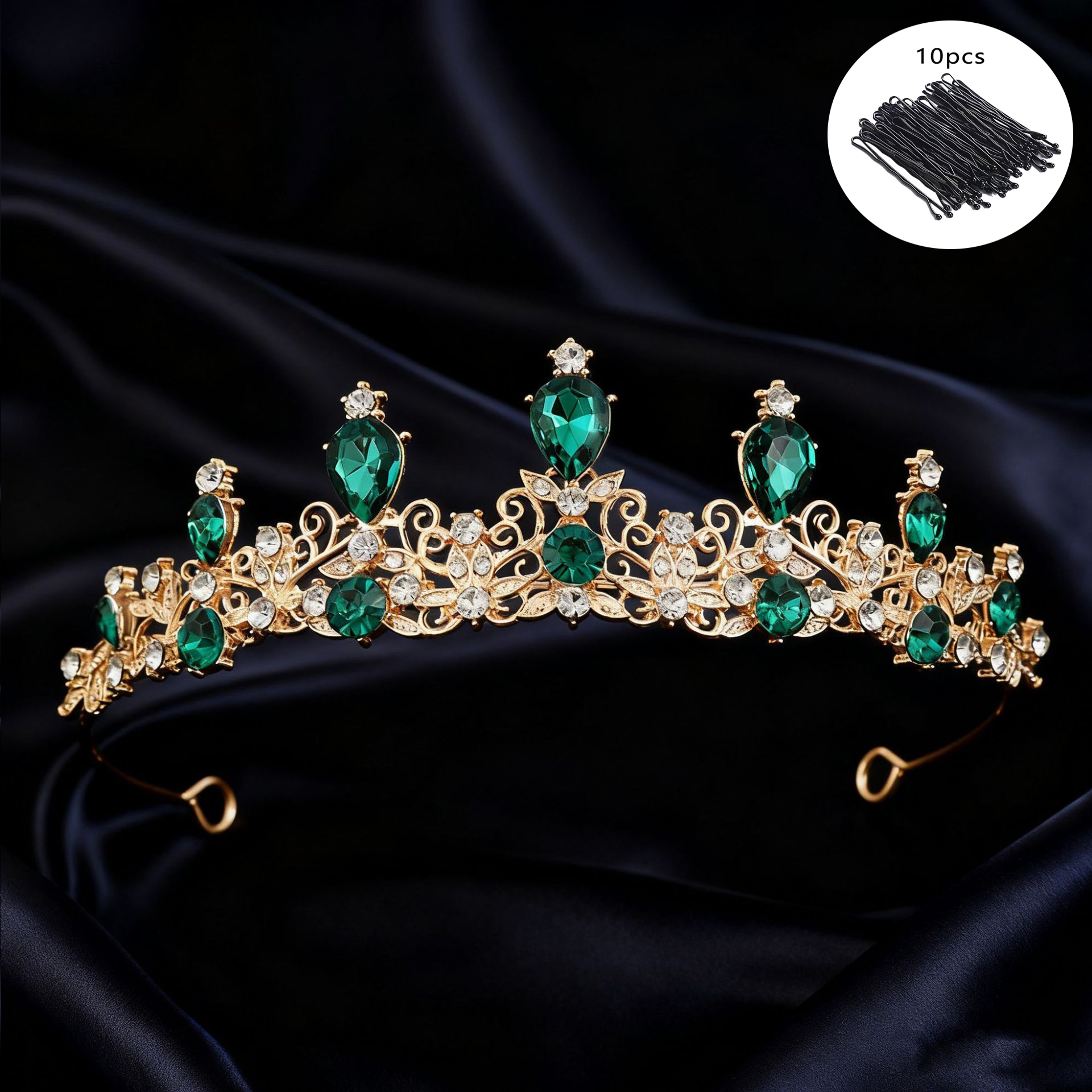 Bridal Tiara Vintage Scroll Rh - Vintage Fashion Queen review and price