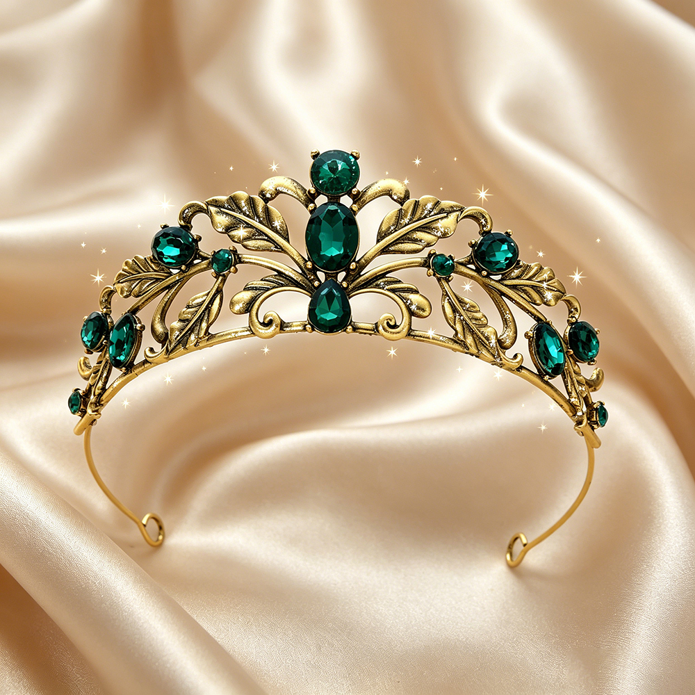 Vintage Leaf Rhinestone Bridal - Vintage Fashion Queen review and price