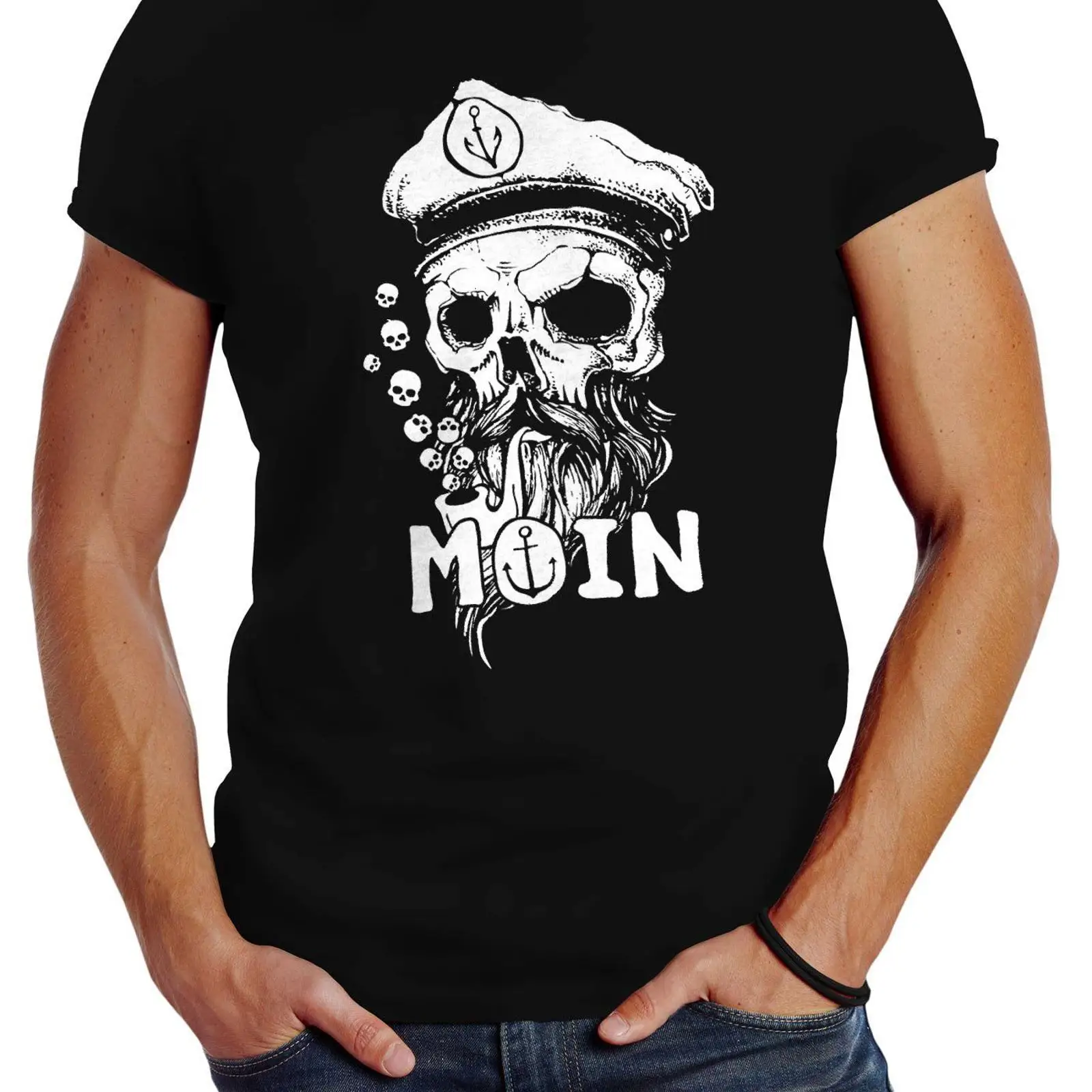 Neverless Print T Shirt Herren - Vintage Fashion Hamburg review and price