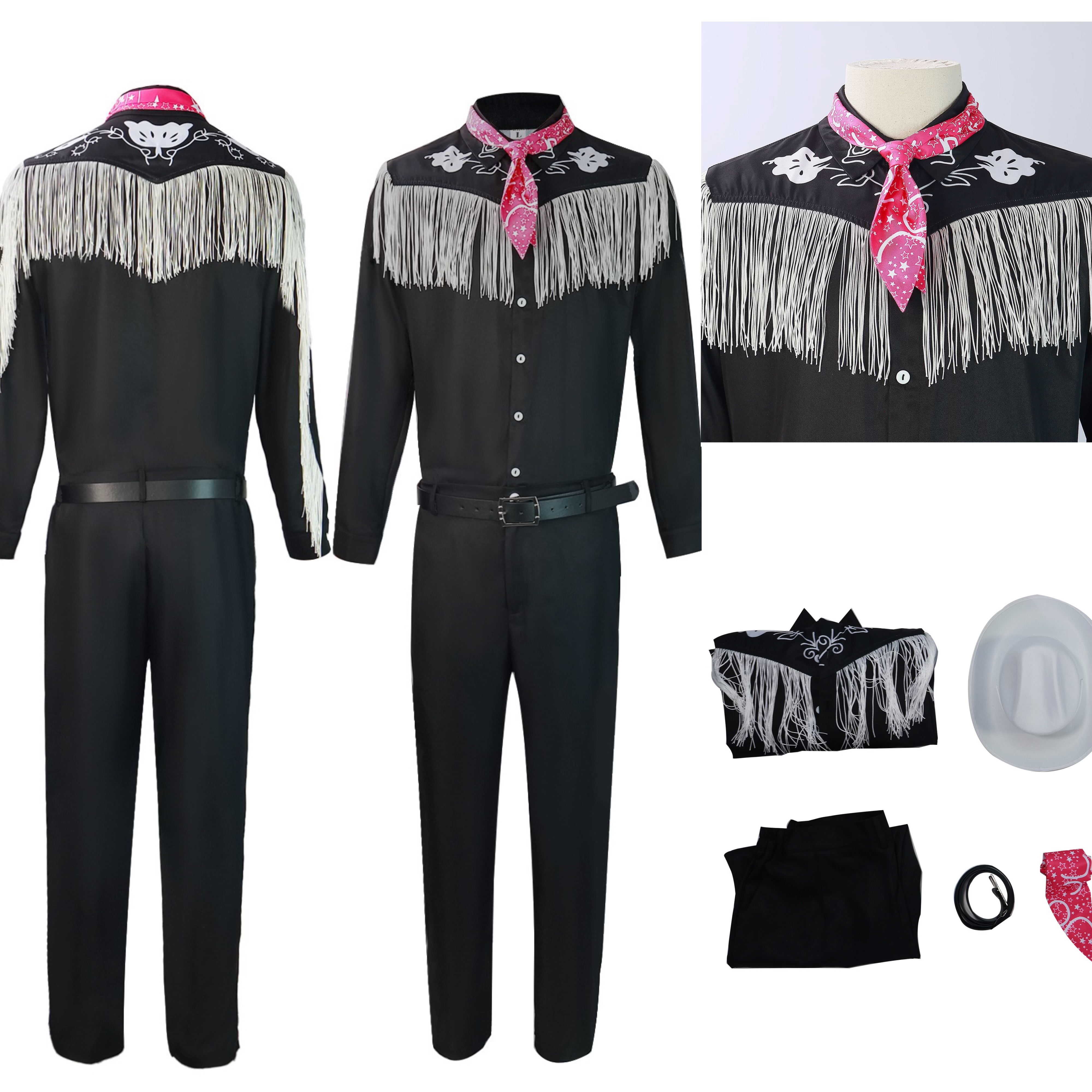 Ryan Gosling Ken Cosplay Costu - Vintage Ken Fashion review and price