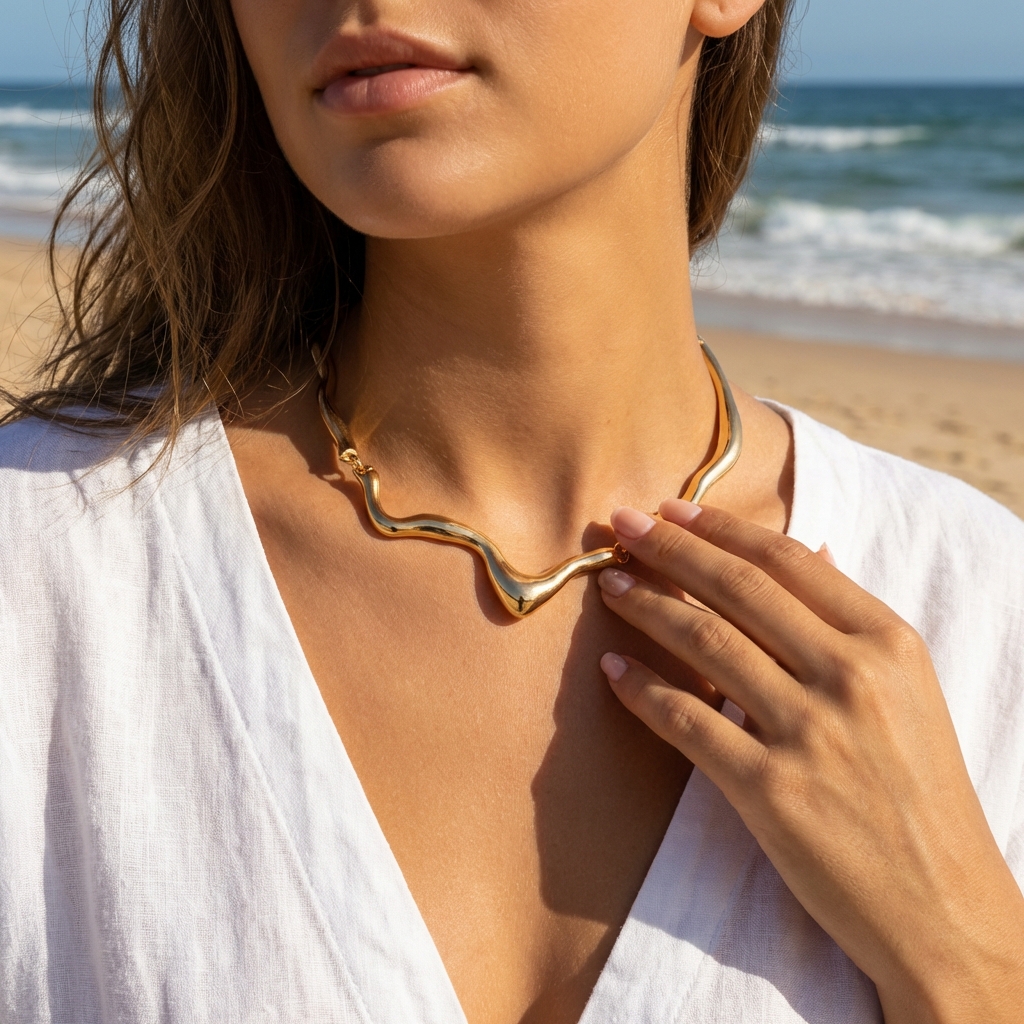 Vintage Abstract Liquid Metal  - Vintage Fashion Looks review and price