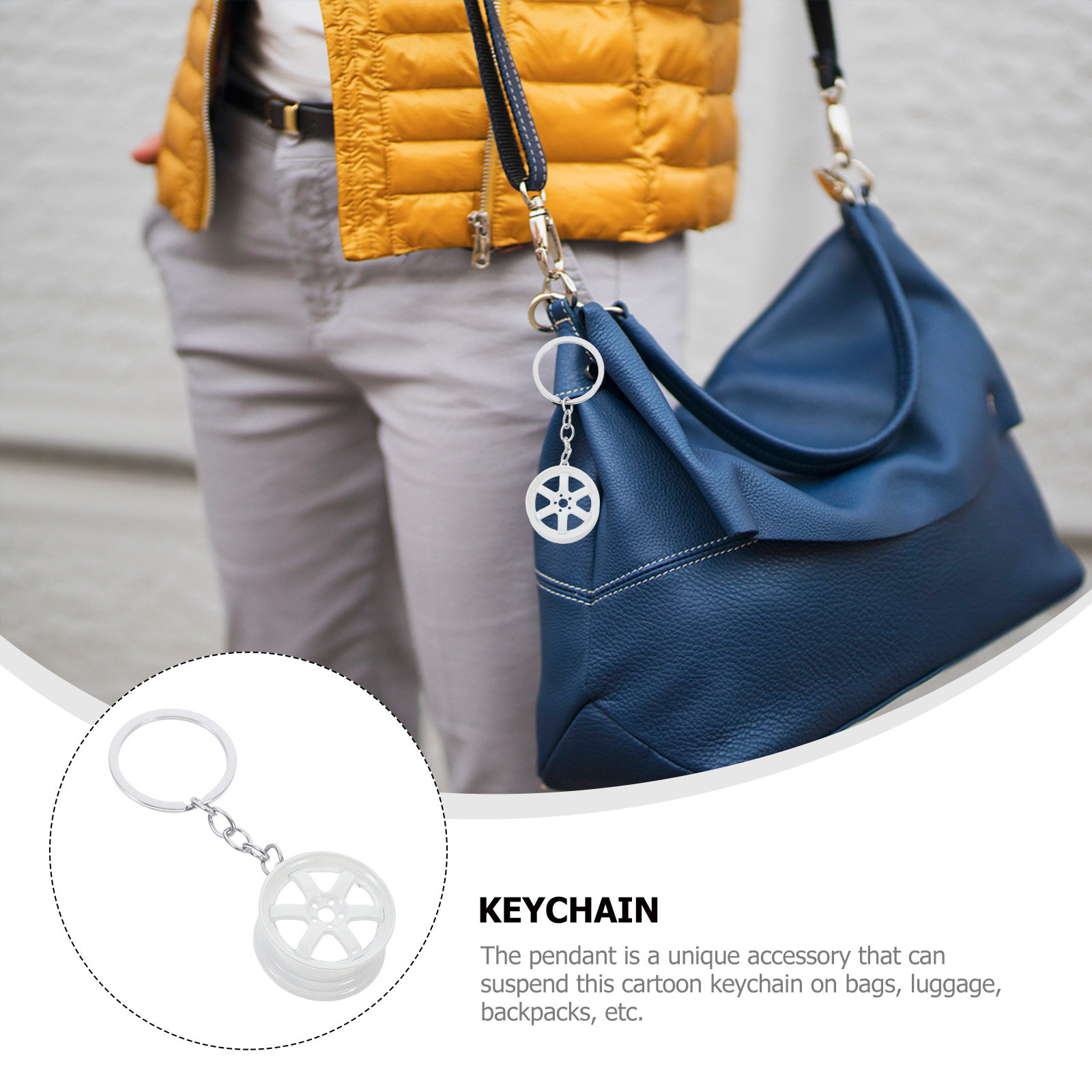 Wheel Hub Keychain For Men Sma - Vintage Fashion Hub review and price