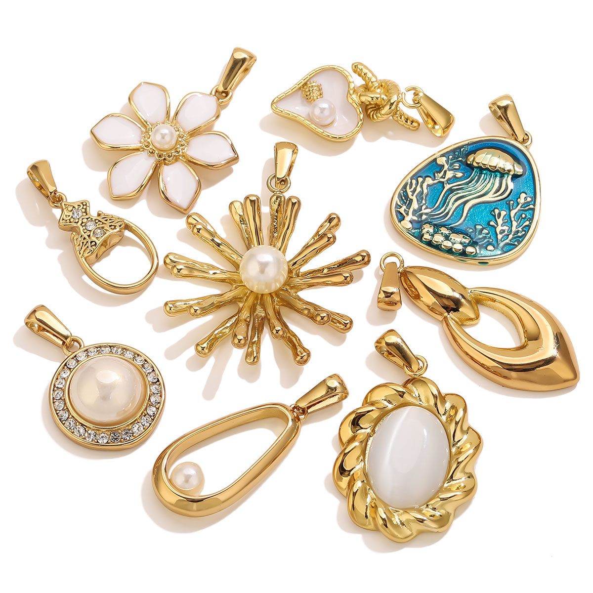 1Pcs 18K Gold Plated Stainless - Vintage Fashion Words review and price