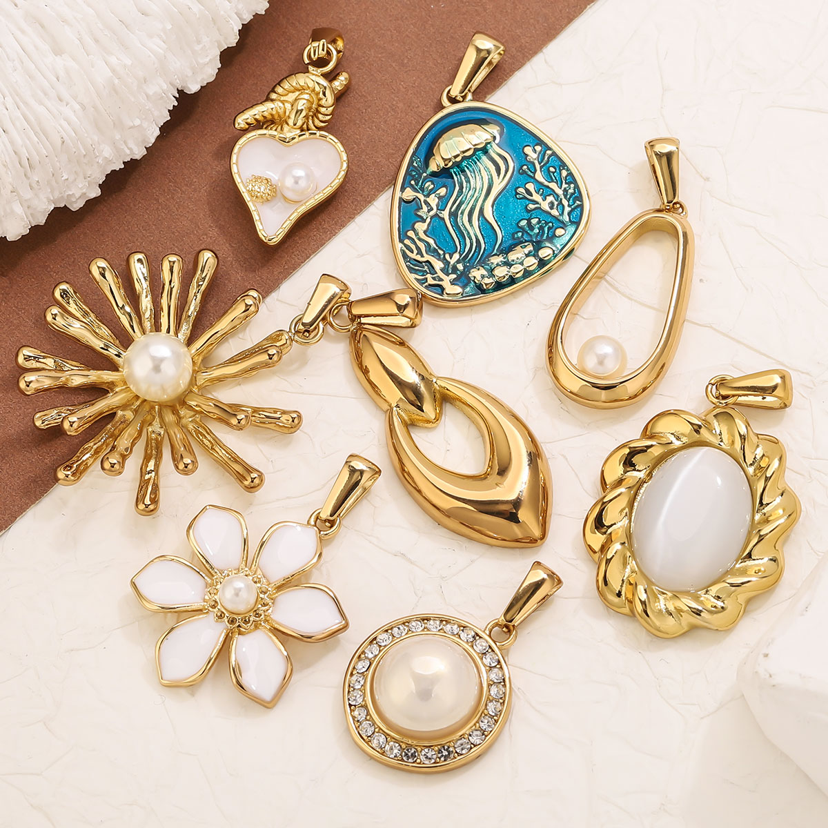 1Pcs 18K Gold Plated Stainless - Vintage Fashion Words review and price