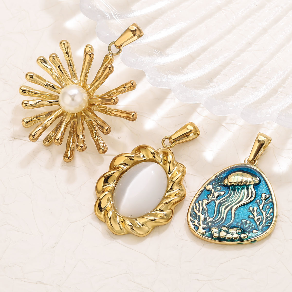 1Pcs 18K Gold Plated Stainless - Vintage Fashion Words review and price