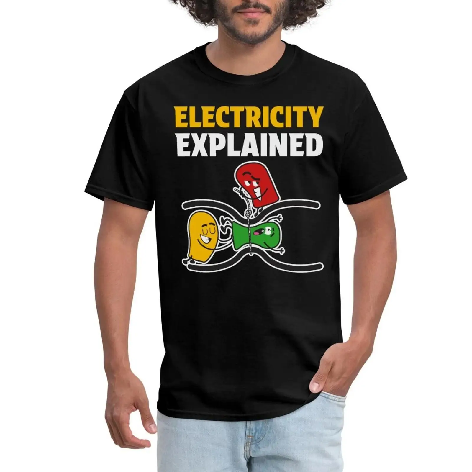 Electricity Explained Humorous - Vintage Fashion Illustrations review and price