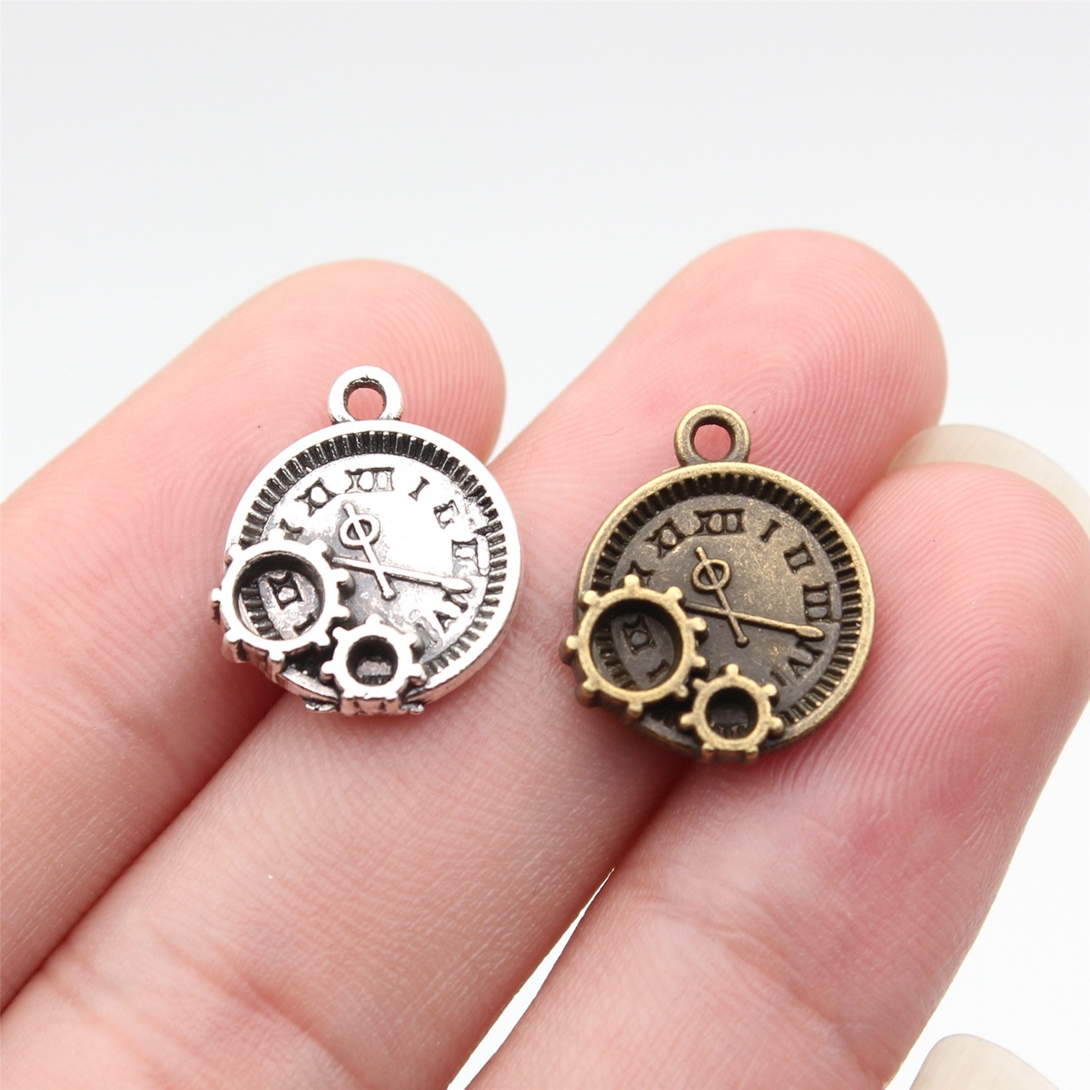 WYSIWYG 10pcs 16x14mm 2 Colors - Vintage Fashion Words review and price
