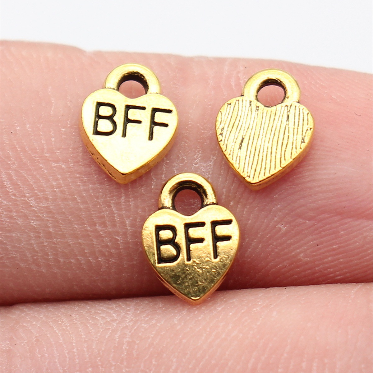 40pcs 9.3x7mm Antique Gold Col - Vintage Fashion Words review and price