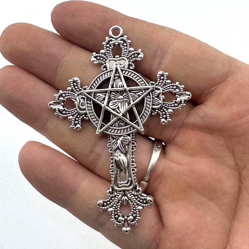 2pcs 30x15mm Gothic Big Cross  - Vintage Fashion Words review and price