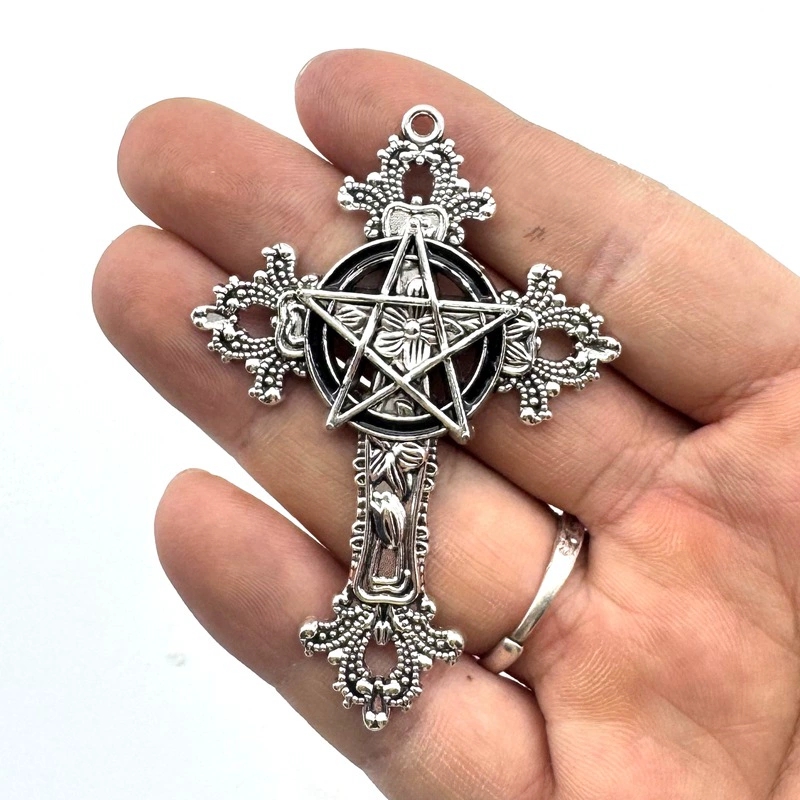 2pcs 30x15mm Gothic Big Cross  - Vintage Fashion Words review and price