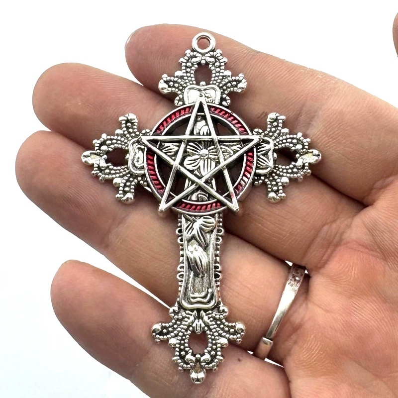 2pcs 30x15mm Gothic Big Cross  - Vintage Fashion Words review and price
