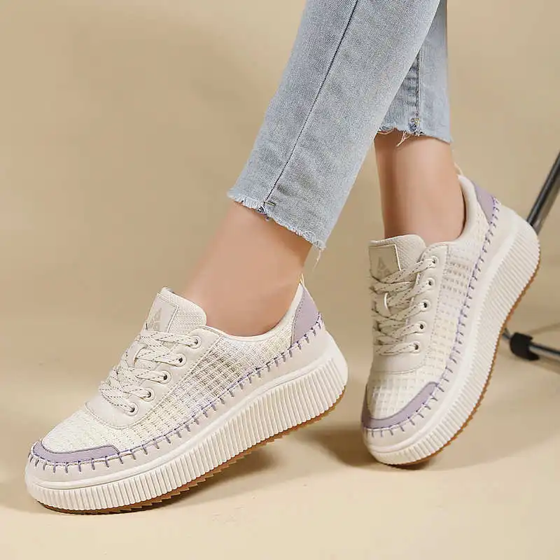 Brown Shoes Woman Flats Autumn - Vintage Fashion Brand Names review and price