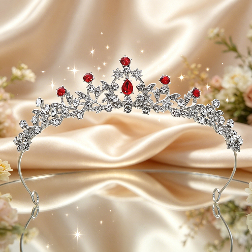 Silver Floral Vine Bridal Tiar - Vintage Fashion Queen review and price