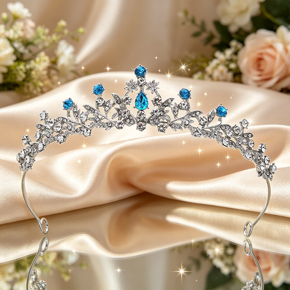 Silver Floral Vine Bridal Tiar - Vintage Fashion Queen review and price