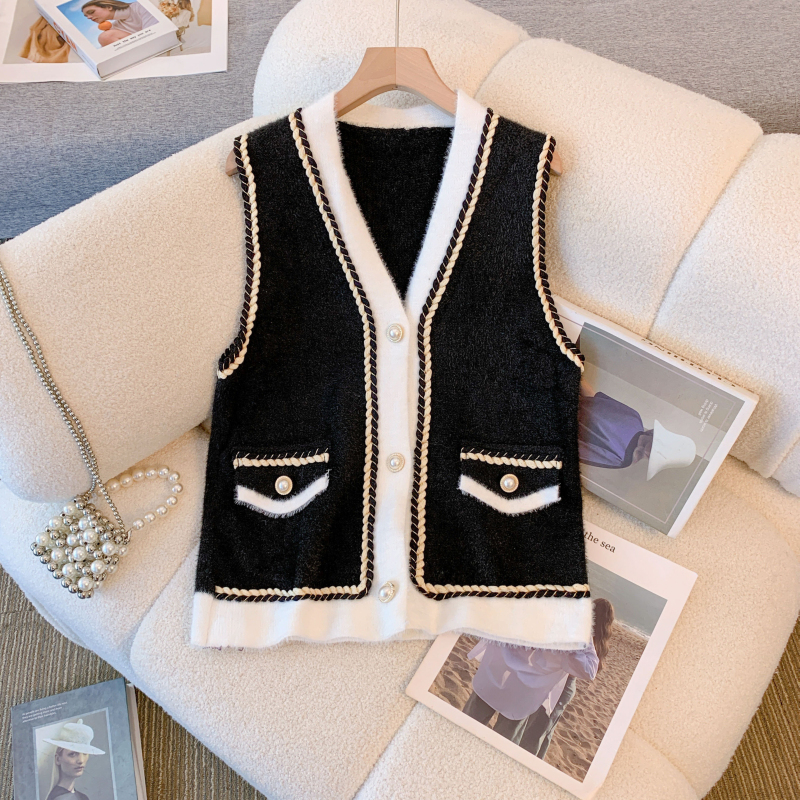 Black Warm 3 Piece Sets Womens - Turtleneck Knit 90S review and price