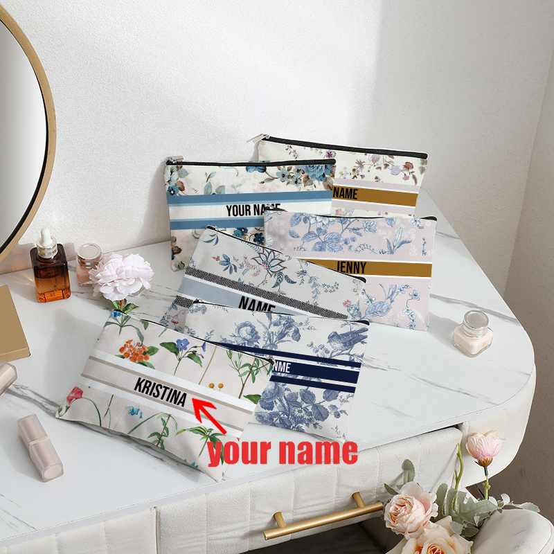 Custom Name Vintage Makeup Bag - Vintage Fashion Brand Names review and price