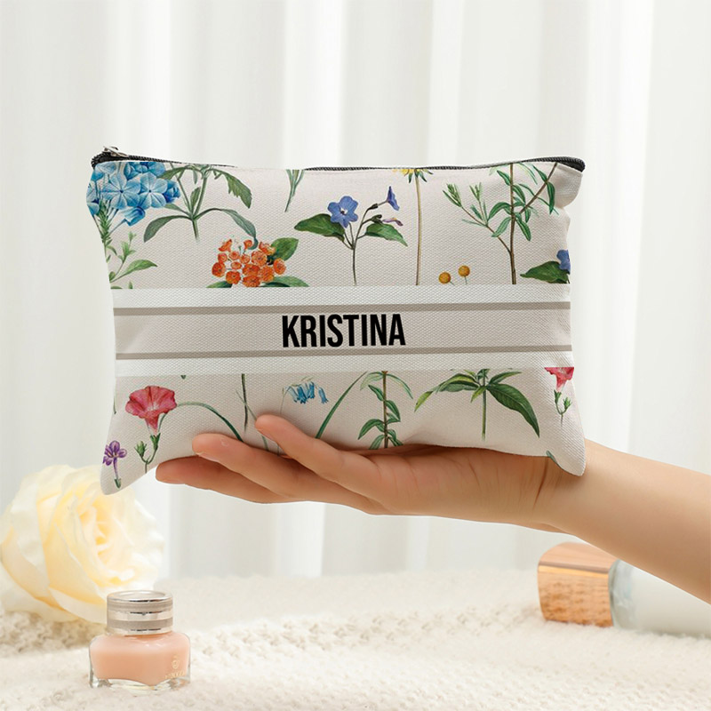 Custom Name Vintage Makeup Bag - Vintage Fashion Brand Names review and price