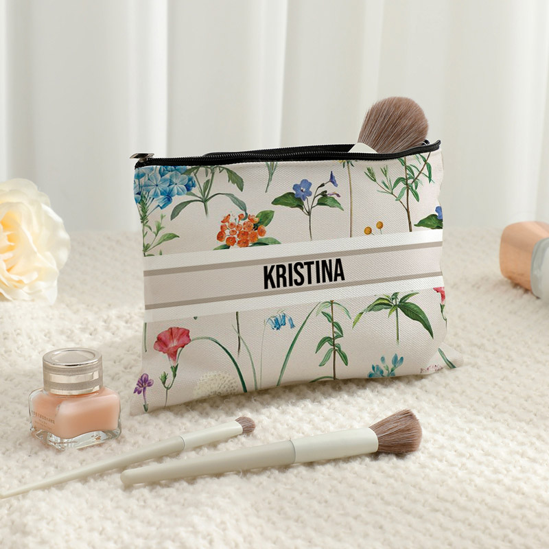 Custom Name Vintage Makeup Bag - Vintage Fashion Brand Names review and price