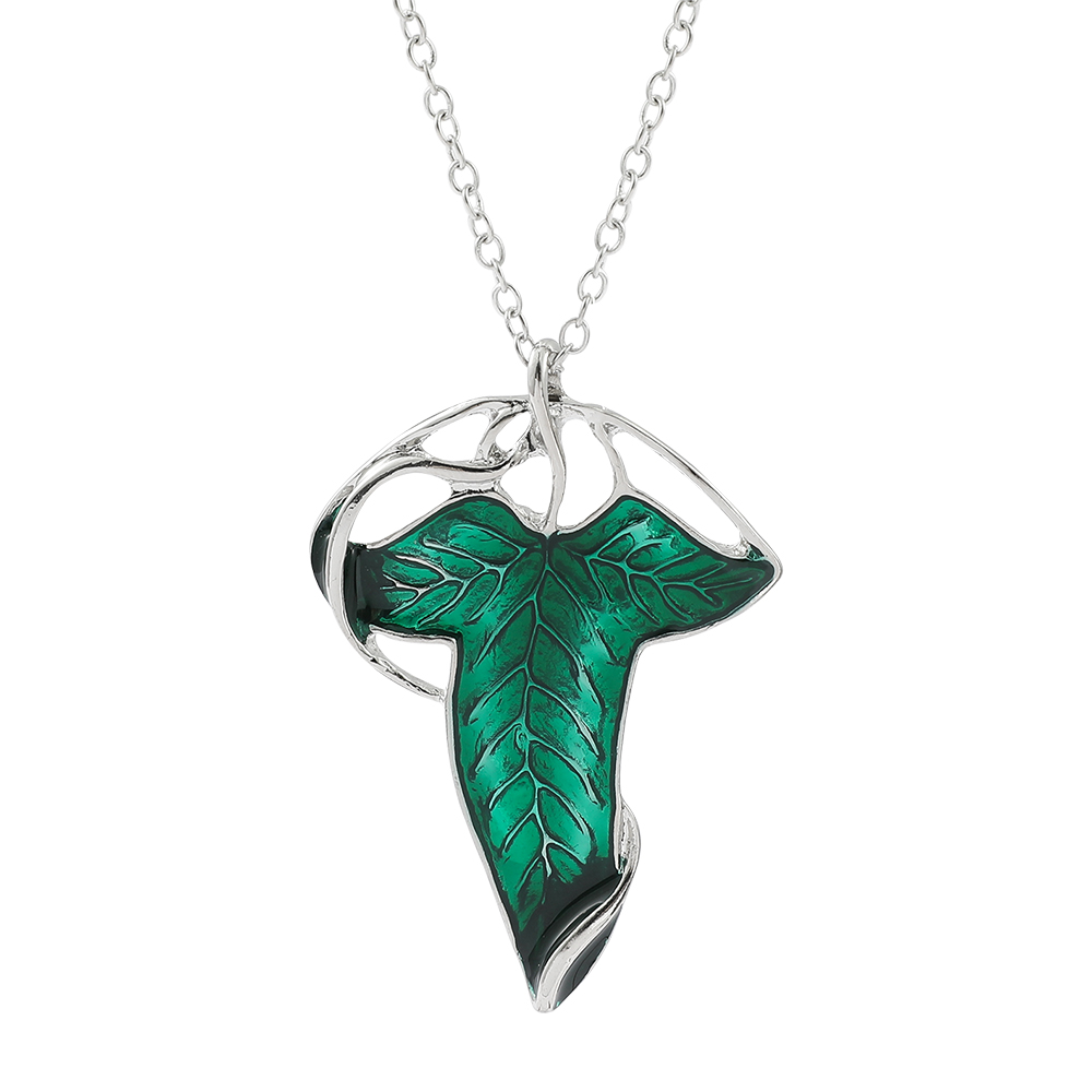 Vintage Green Leaf Pendant Nec - Vintage Fashion Words review and price