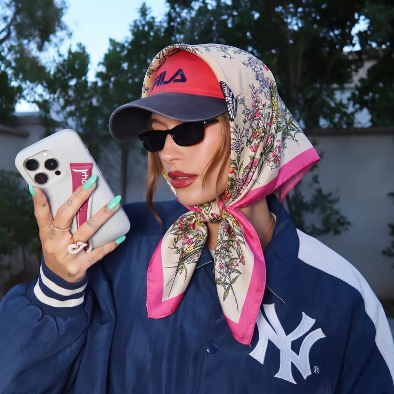 Fashion Square Silk Scarf Vint - Vintage Fashion Hijab review and price