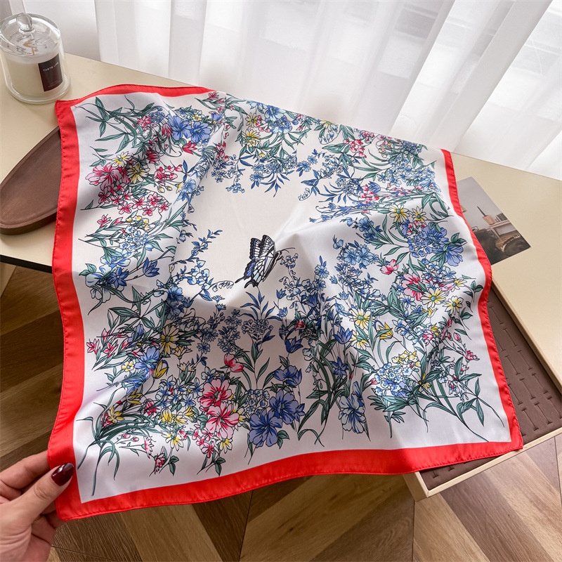 Fashion Square Silk Scarf Vint - Vintage Fashion Hijab review and price