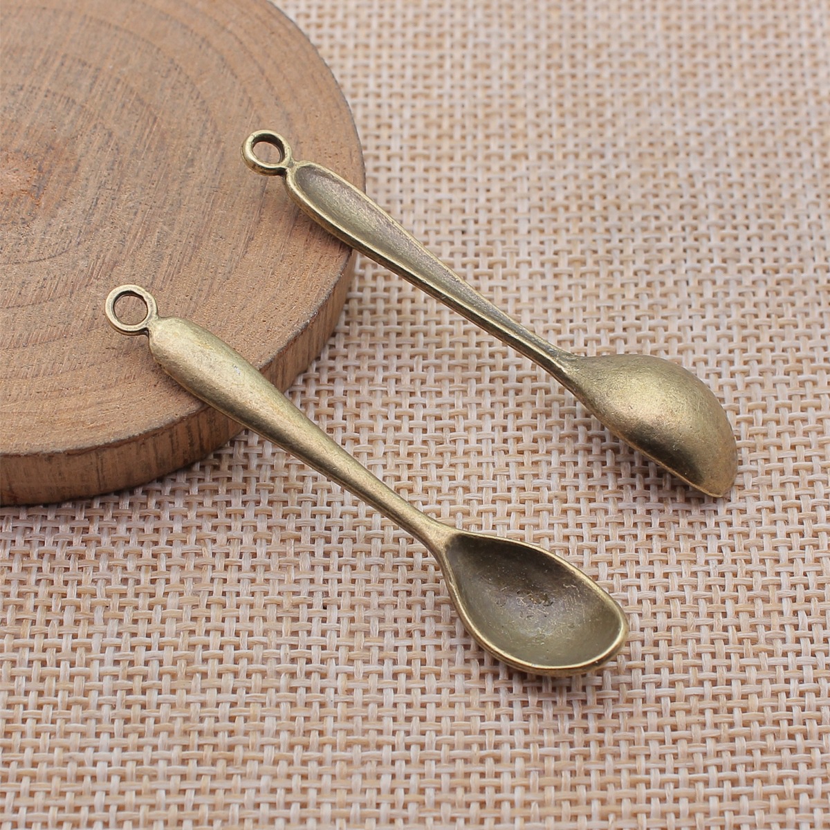 10pcs 54x11mm 5 Colors Spoon C - Vintage Fashion Words review and price