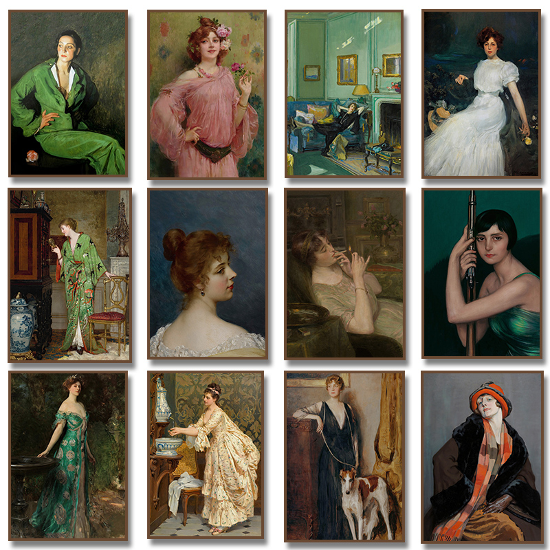 Renaissance Women Portrait Pos - Vintage Fashion Art review and price