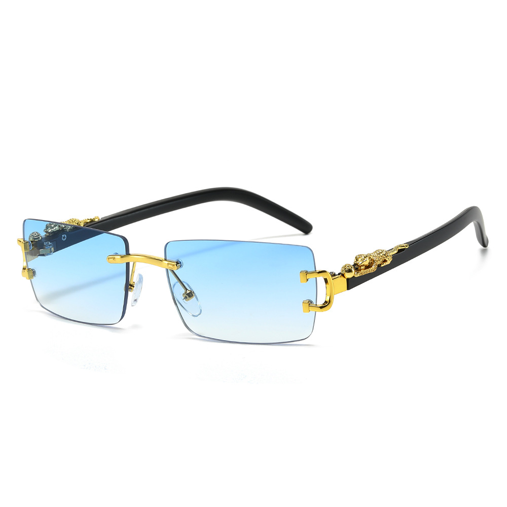1PCS Fashion Vintage Rimless S - Vintage Fashion Streetwear review and price