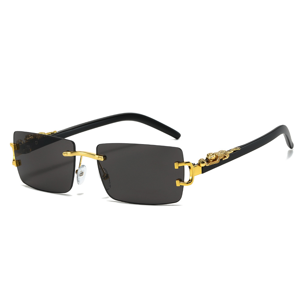 1PCS Fashion Vintage Rimless S - Vintage Fashion Streetwear review and price