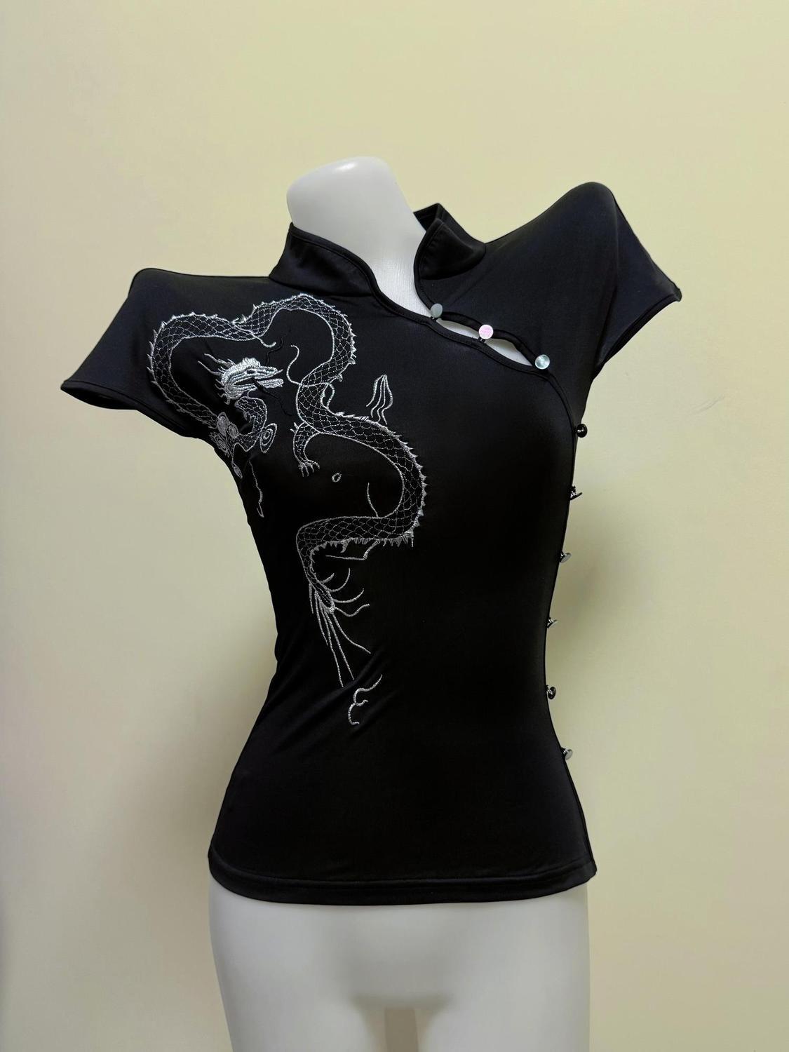 Vintage T-shirt Slim Y2k Basic - Turtleneck Knit 90S review and price