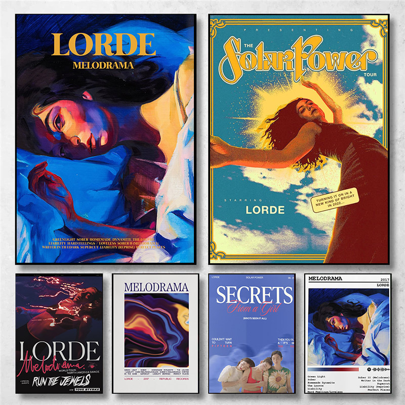 Lorde Melodrama/Solar Power To - Vintage Fashion Illustrations review and price