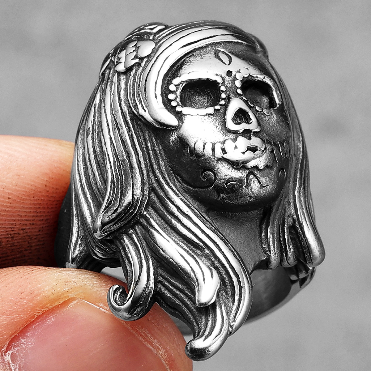 Gothic Horror Doll Skull Men R - Vintage Fashion Stuff review and price