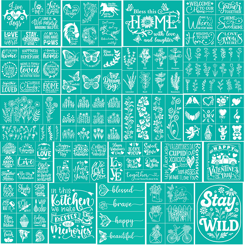Silkscreen Stencil Reusable Se - Vintage Fashion Illustrations review and price