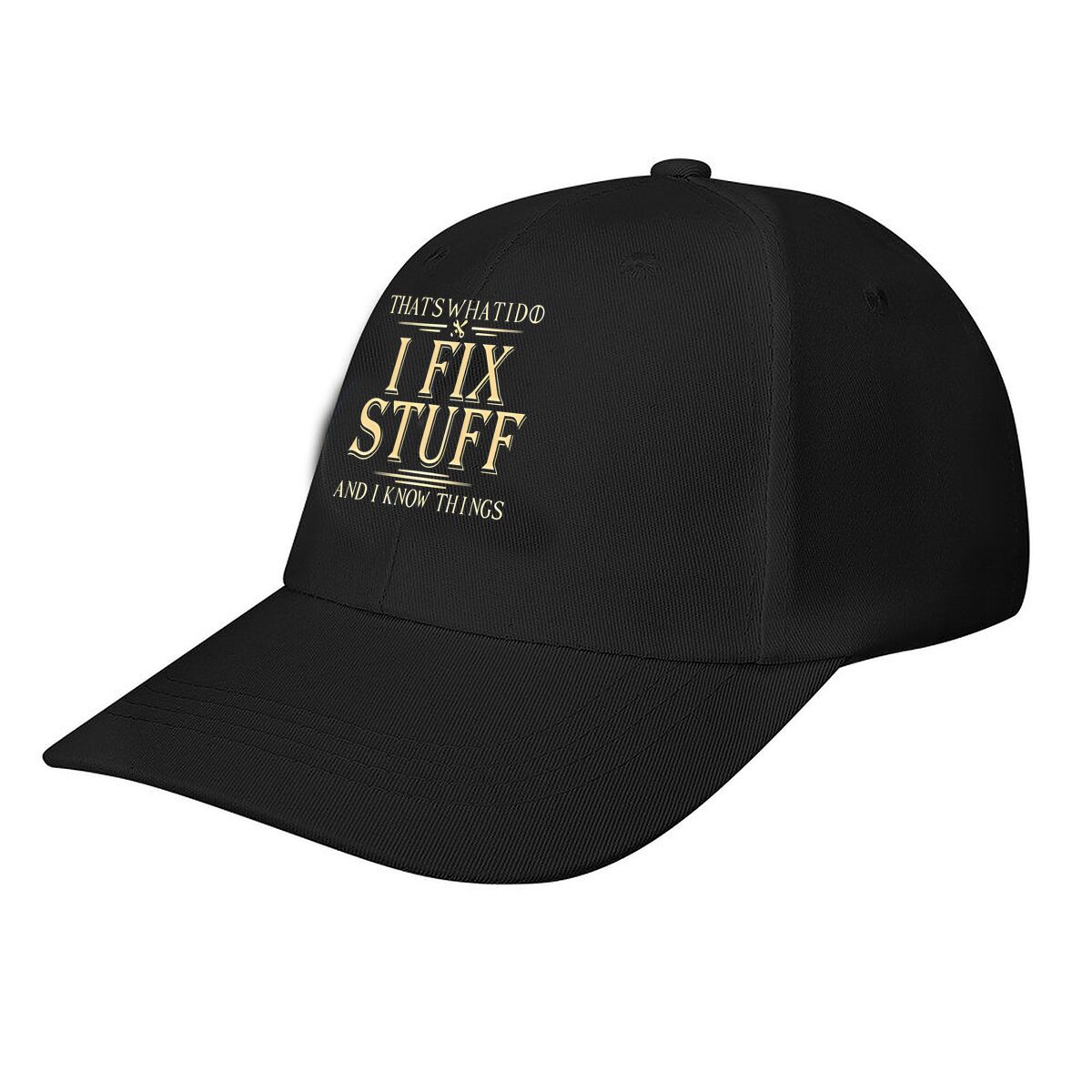 Black Vintage I Fix Stuff Base - Vintage Fashion Stuff review and price