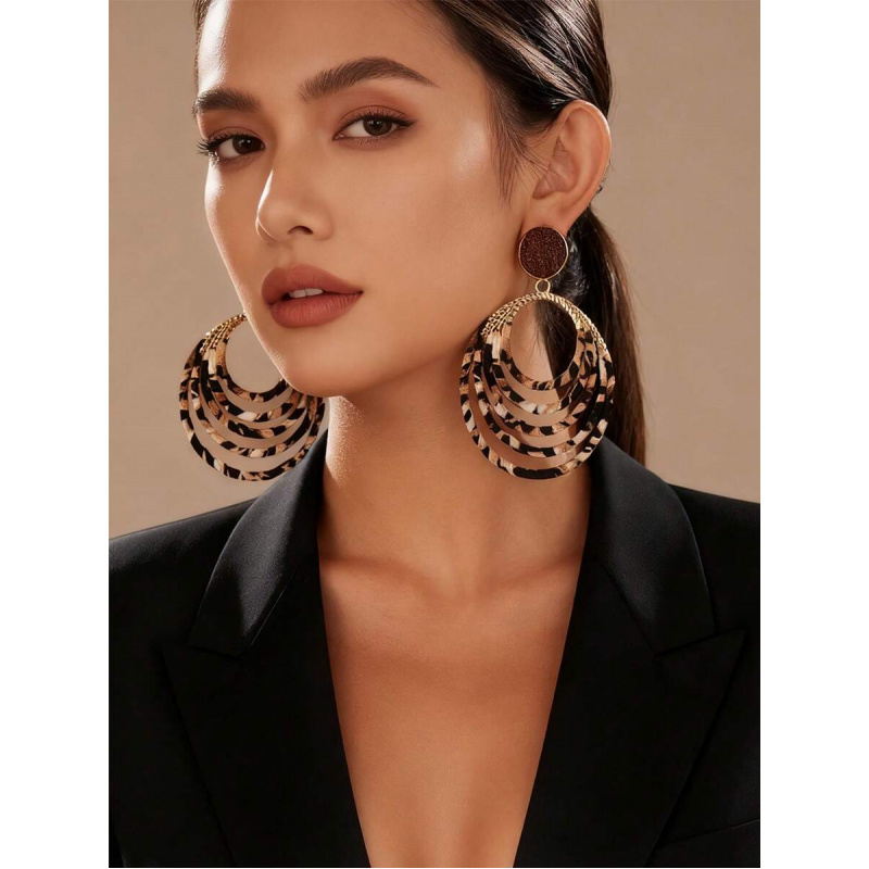 1 Pair Luxury Vintage Leopard  - Vintage Fashion Illustrations review and price