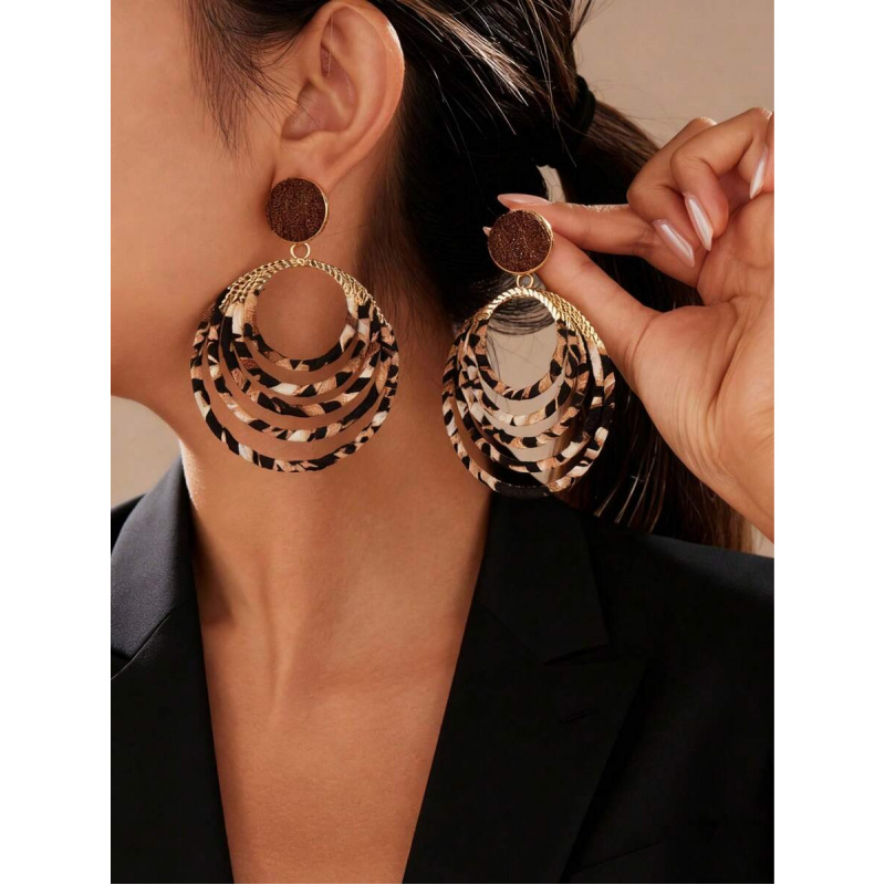 1 Pair Luxury Vintage Leopard  - Vintage Fashion Illustrations review and price