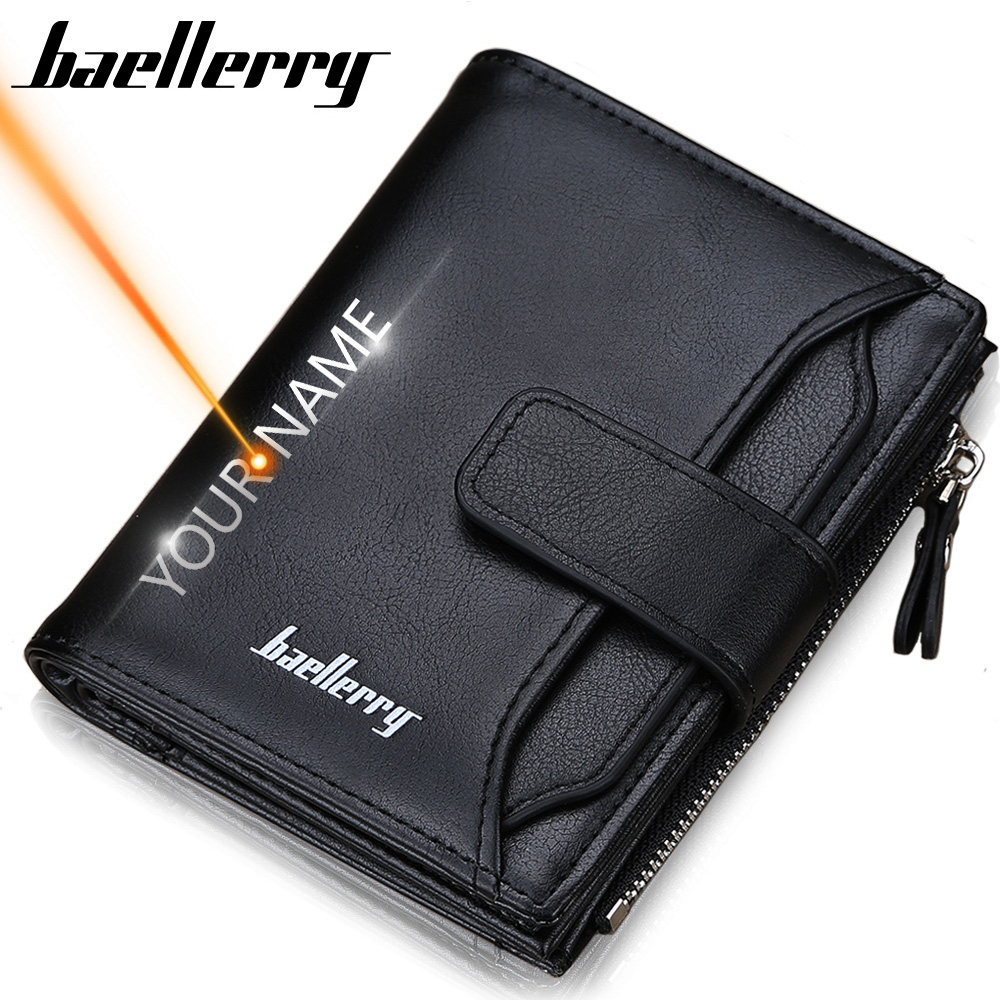 2020 Name Engraving Men Wallet - Vintage Fashion Brand Names review and price