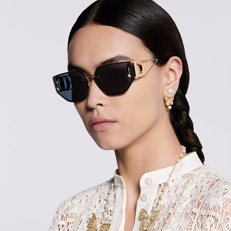 Women's Sunglasses Metal Hollo - Vintage Fashion Brand Names review and price