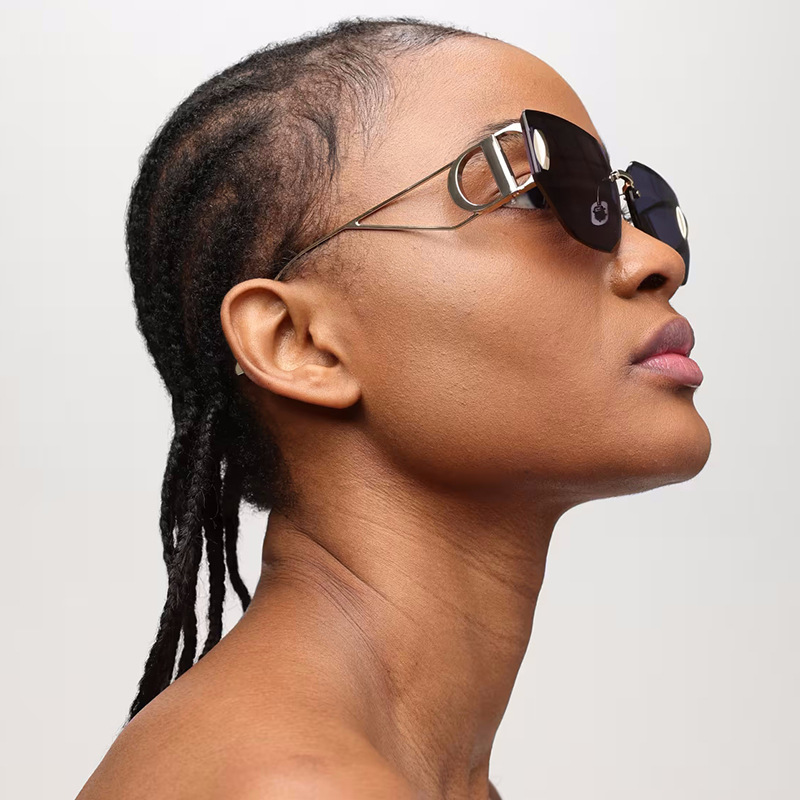 Women's Sunglasses Metal Hollo - Vintage Fashion Brand Names review and price