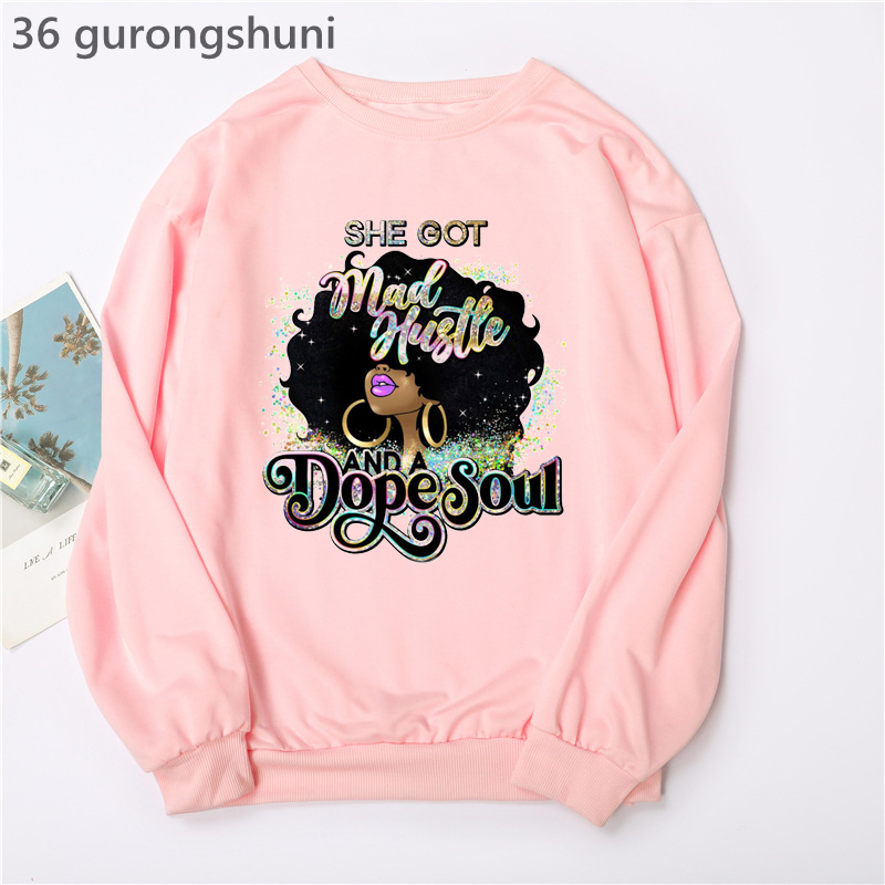 Watercolor Black Girl Magic Ho - Turtleneck Knit 90S review and price