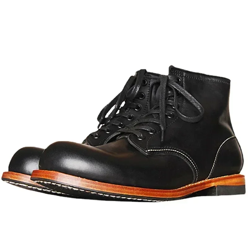 Vintage Men Goodyear-Welted Ge - Vintage Fashion Streetwear review and price